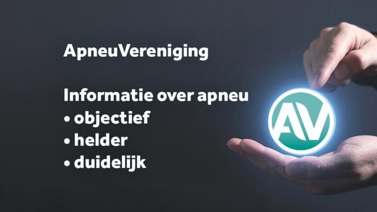 We geven informatie over apneu