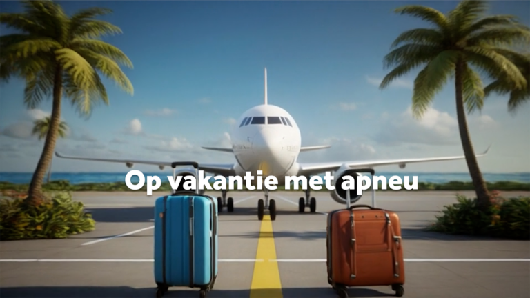 Op vakantie met apneu